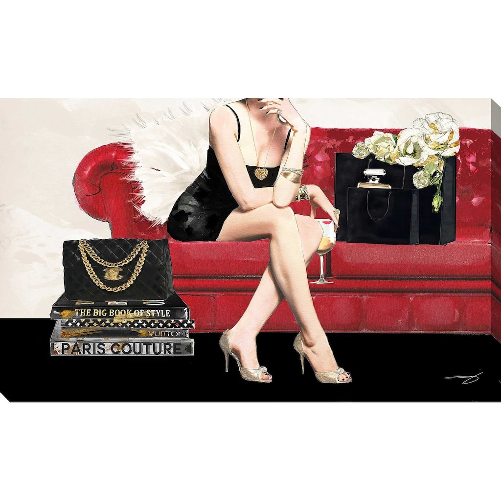 "Hers 1" by Jodi Print on Canvas