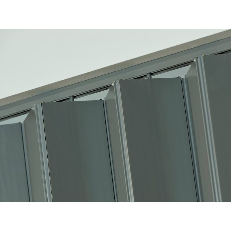 Spectrum Elite City Grey PVC 48-inch x 96-inch Folding Door