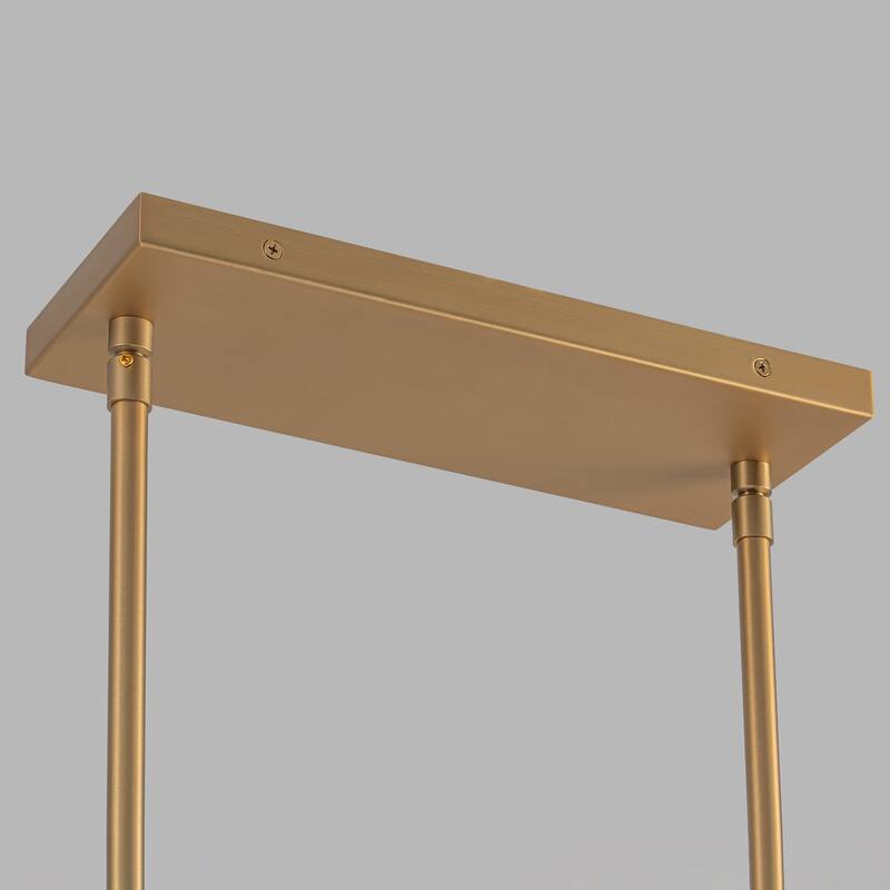 18 - Light Modern Dimmable Bubble Sputnik Linear Globe Chandelier - W68.11"