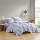 preview thumbnail 19 of 28, Madison Park Raine 3 Piece Reversible Matelasse Coverlet Set