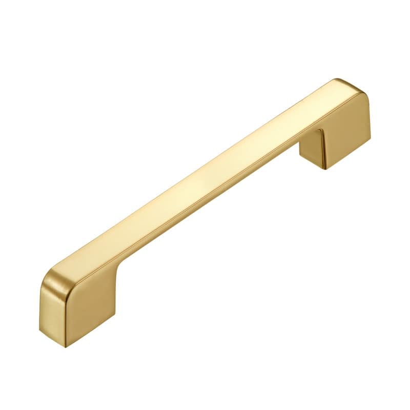 Utopia Alley Marino Pull Handle -Polished Gold Drawer Pull Handle, 5.0" Center to Center