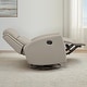 preview thumbnail 14 of 52, Jerome Swivel Glider Recliner Nursery Chair Manual Push Back Recliner
