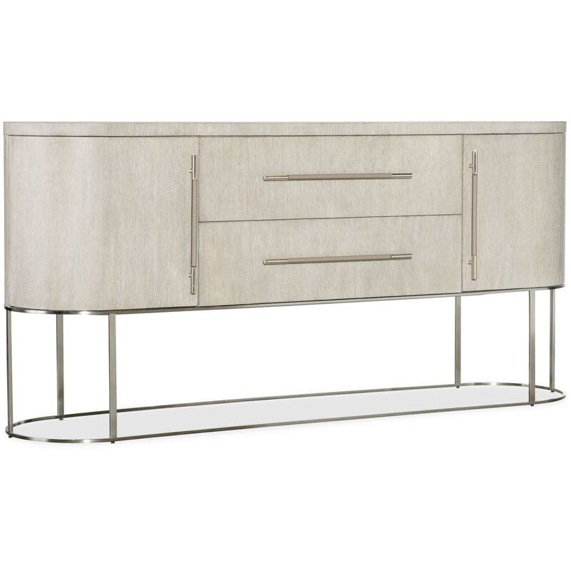 Hooker Furniture 6850-75907 Modern Mood 76" Wide Oak and Metal Buffet - Diamond