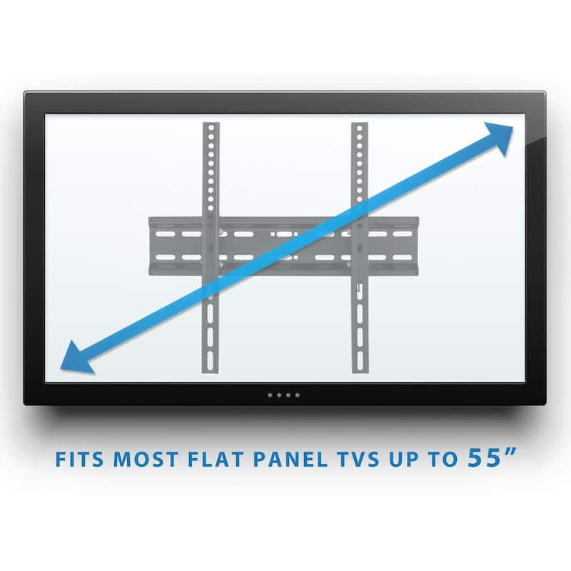 Tilting Flatscreen Wall Mount TV for LED, LCD, and Plasma televisions - Black