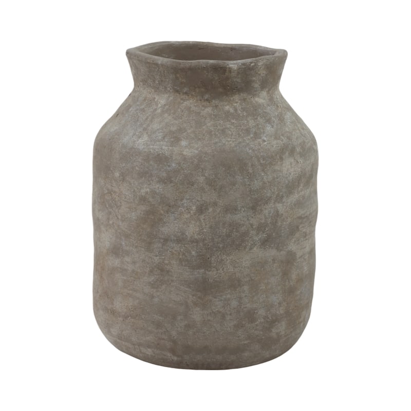 Pottery Decorative Vase Modern Stylish Handcrafted Accent Clay Rustic