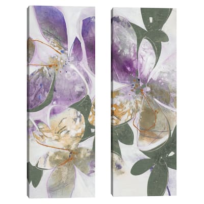 Violet & Sage I & II by K. Nari Canvas Art Prints