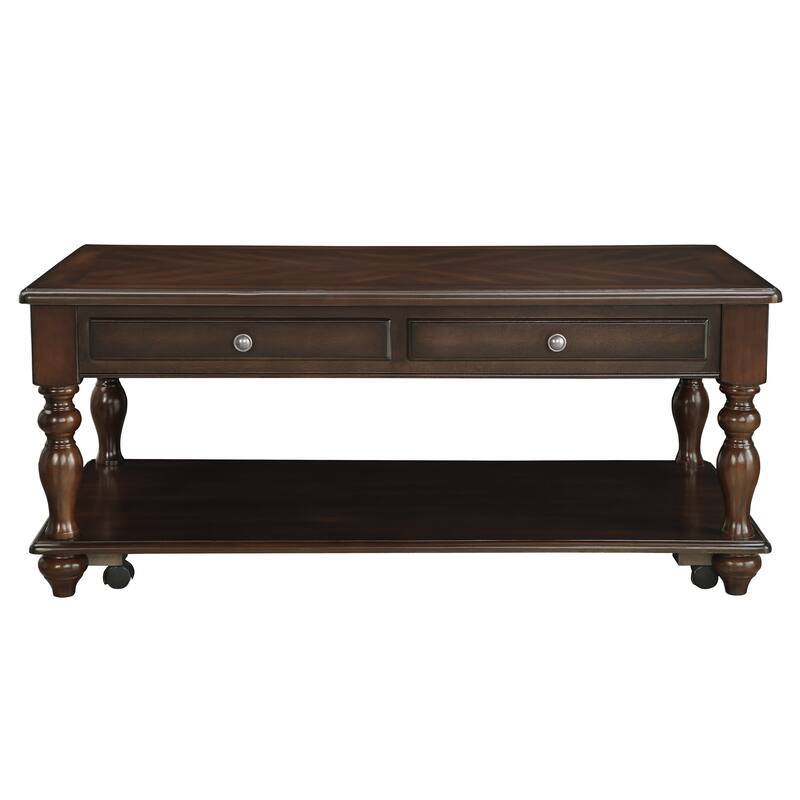 Modern Traditional Style Cocktail Table Lift Top Storage Shelf 1pc