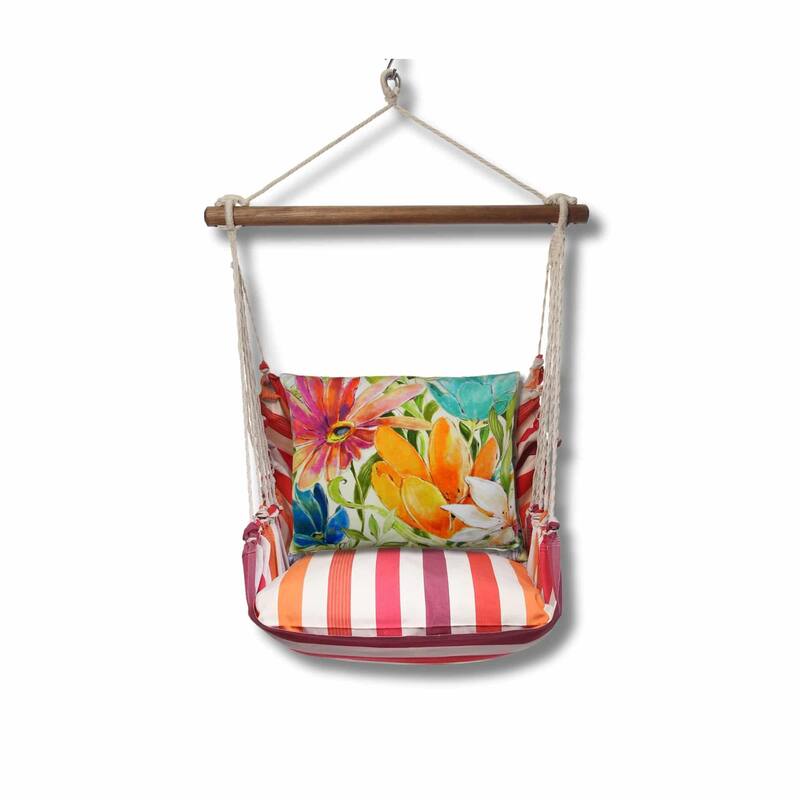 Magnolia Casual Swing Set 4 piece - Cristina Stripe w/ Tropical 1