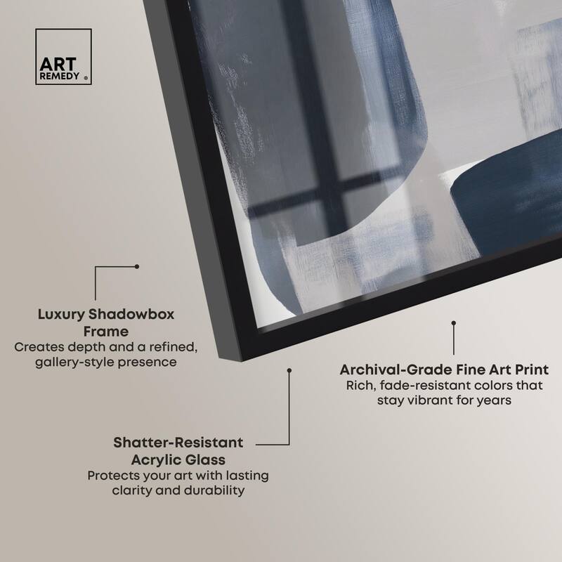 Oceanic Forms II Shadowbox by Art Remedy