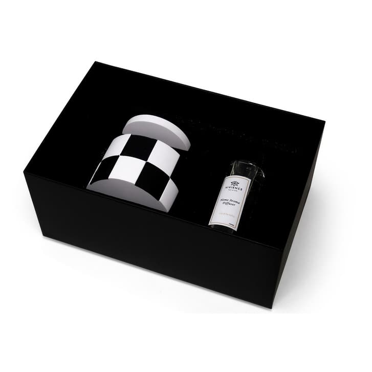 Reed Diffuser Black and White Checked
