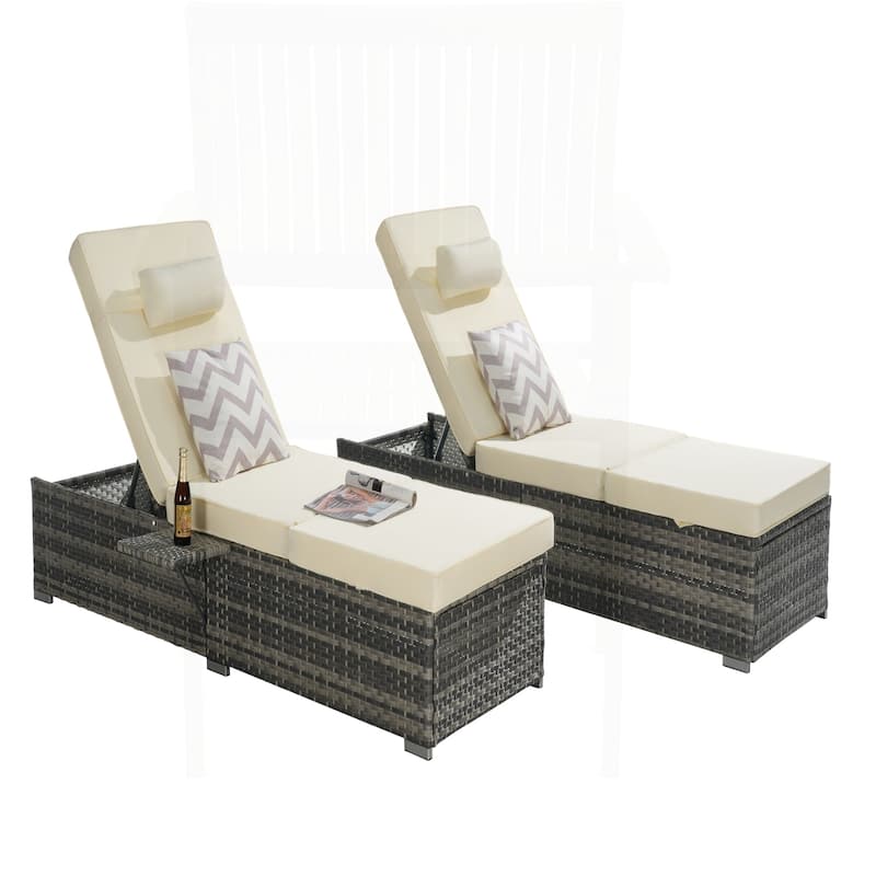 Outstanding Outdoor Chaise Lounge Chair Set for Relaxation and Leisure