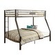 preview thumbnail 6 of 5, Twin/Full Bunk Bed with 20+20 Slat System & Built-in Ladder