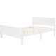 preview thumbnail 95 of 97, Wood Frame Platform Bed with Curved Headboard and Footboard