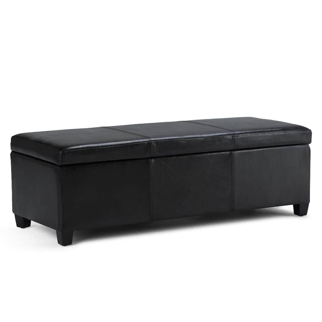 Modern Storage Ottoman Bench for Living Room