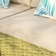 preview thumbnail 11 of 22, COSIEST Outdoor Wicker Patio Sectional Wicker Armless Chair With Pillow