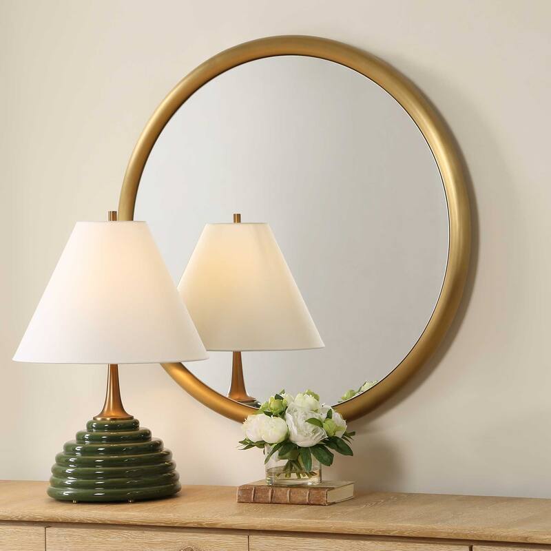 Uttermost Atkinson Modern Brass Mirror