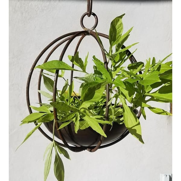 Passage Handmade Globe and Planter, Bronze