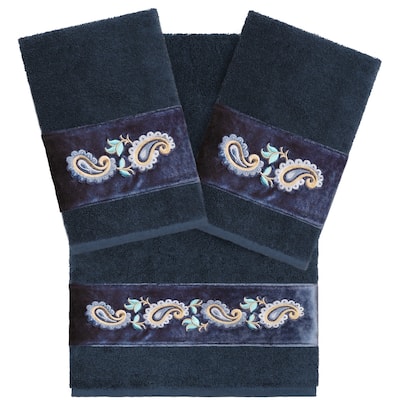 Authentic Hotel and Spa Turkish Cotton Mackenzie 3PC Towel Set