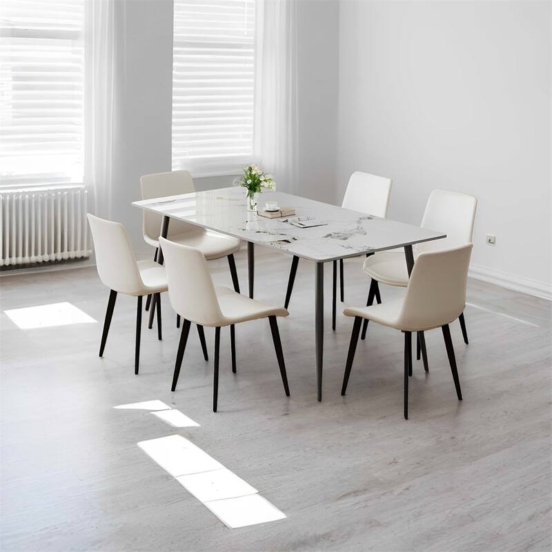 Dining Chairs 4PCS,Kitchen & Dining Room Chairs,Sturdy Metal Legs