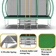 preview thumbnail 3 of 7, Spacious Design Trampoline Solid Base Structure, Safety Pad For Kid