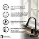 preview thumbnail 7 of 22, Karran Hillwood Single-Handle Pull-Down Sprayer Kitchen Faucet