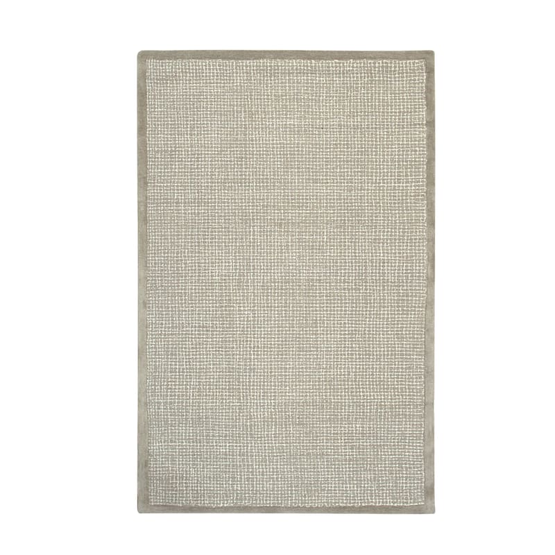 Hand-Tufted Wool Timothy Rug, Elegant Ivory Area Rug for Living Room, Bedroom, Office, Home Décor, Stylish Durabl