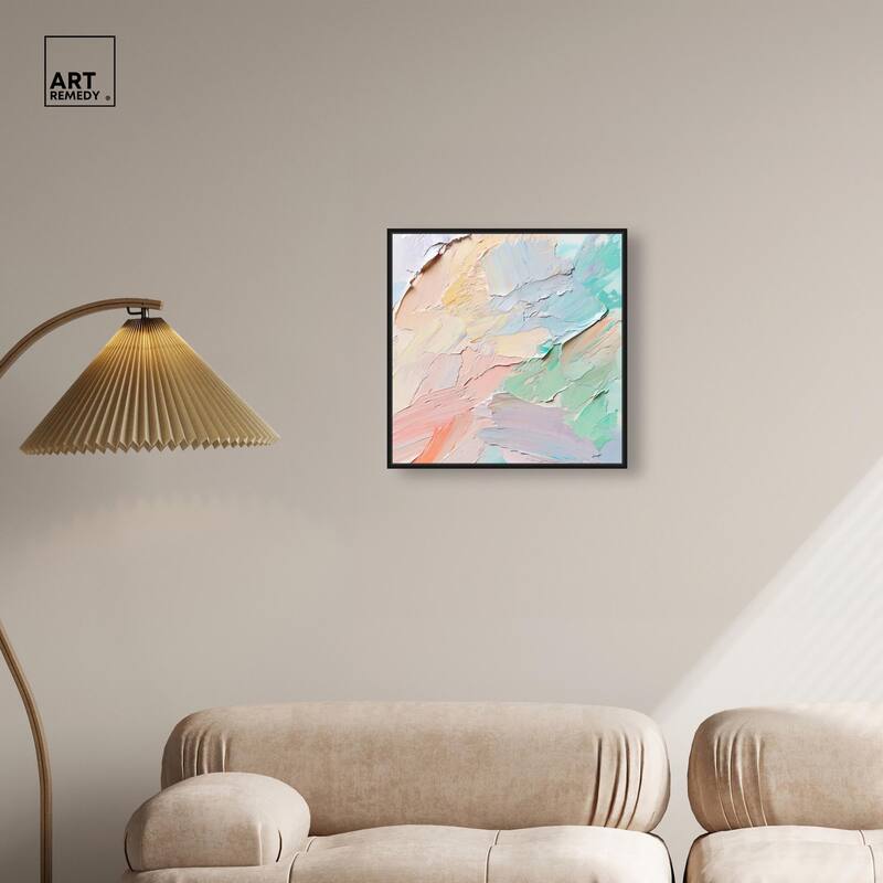 Flowing Mousse III Canvas by Art Remedy