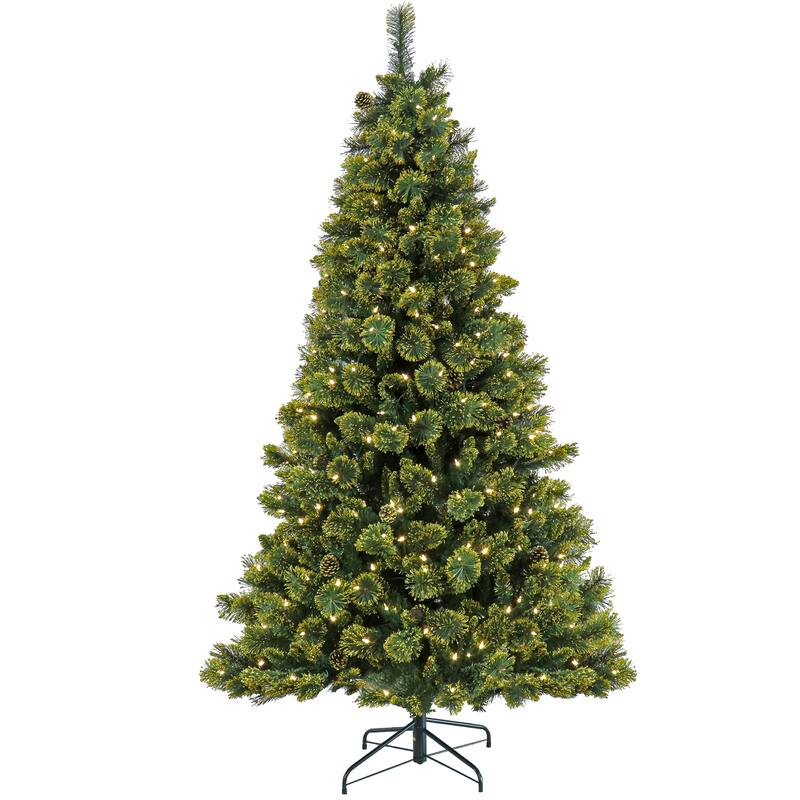 National Tree Company 7 ft. Pre-Lit Maine Pine Tree with LED Lights - 7 Foot