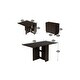 preview thumbnail 7 of 19, Foldable Kitchen Table, Rolling Wood Folding Dining Table on Wheels for Small Spaces