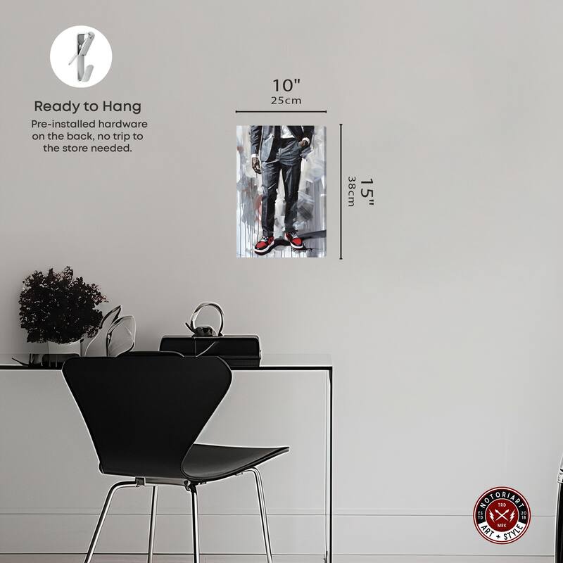 Notoriart Man Of Style Ii Gallery Wrapped Men Style 1 Piece Canvas Wall Art