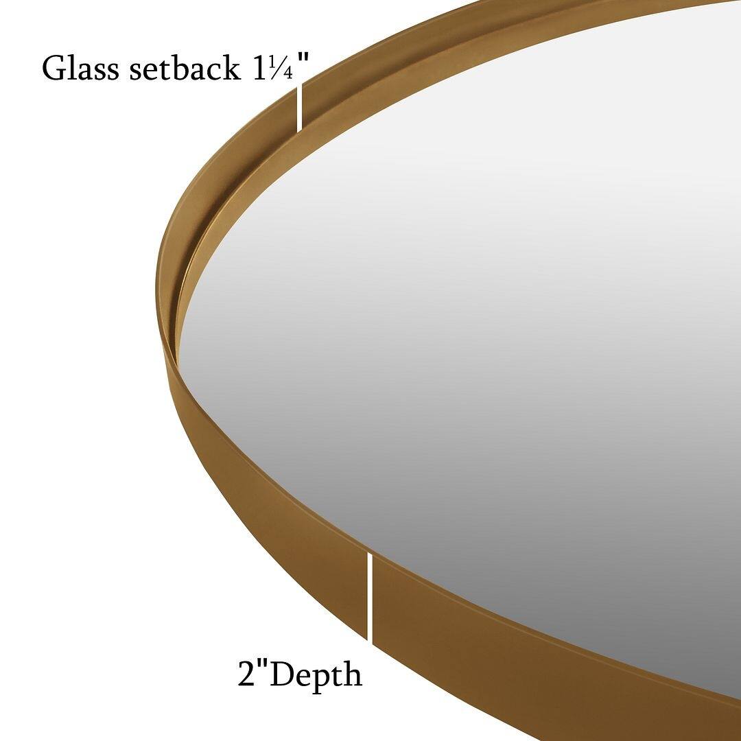 Copper Grove Socorro Round Deep Metal Frame Wall Mirror On Sale Bed Bath & Beyond 30061941