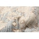preview thumbnail 7 of 7, ECARPETGALLERY Hand-knotted Mystique Light Grey Wool Rug - 2' 7" x 11' 11"