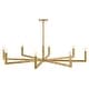 preview thumbnail 1 of 7, Hinkley Lighting 45049 Ezra 50" Wide 8 Light Chandelier Heritage Brass