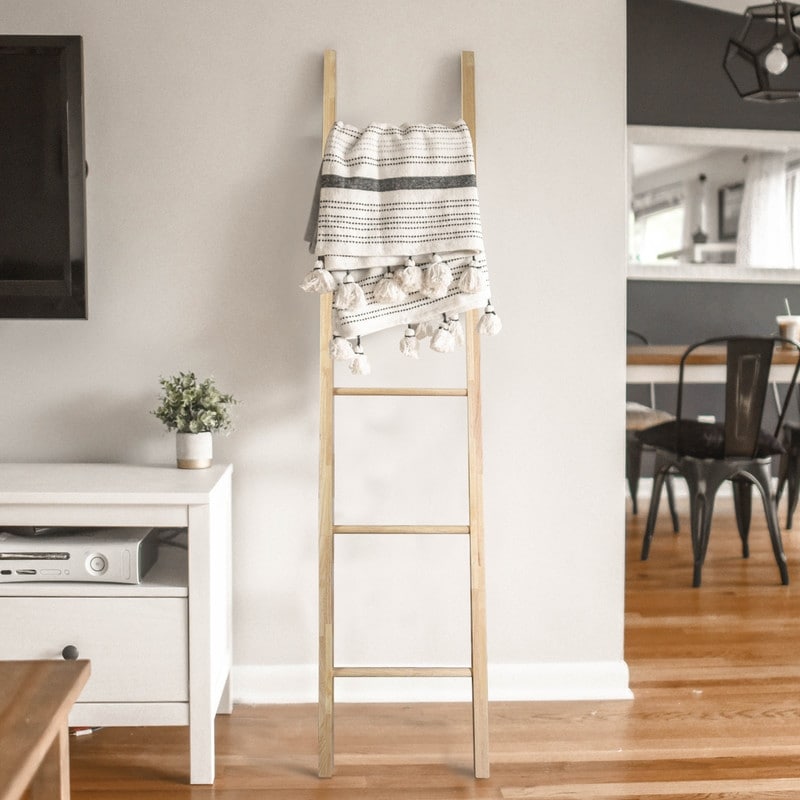 Walnut blanket hotsell ladder