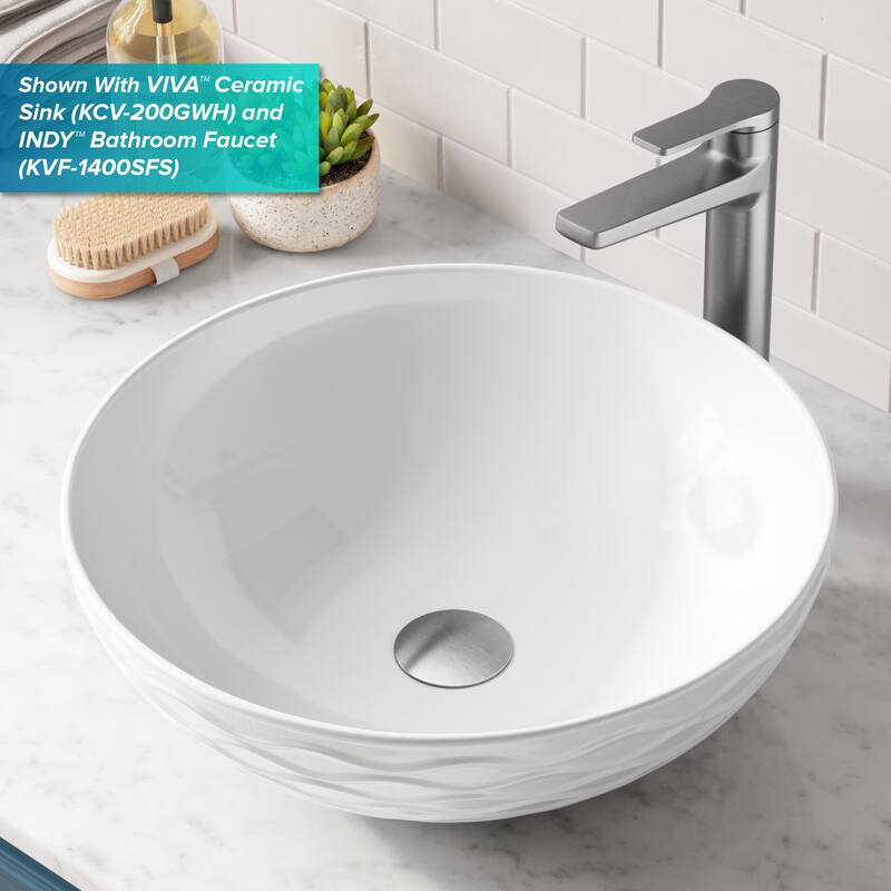 KRAUS Pop-Up Drain for Vessel Bathroom sink