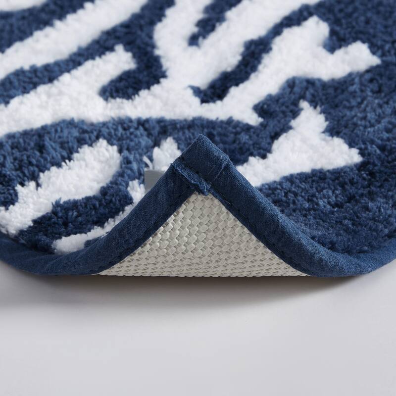 Nautica 2 Piece Printed Cotton Bath Rug Set Bed Bath & Beyond 39922185