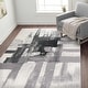 preview thumbnail 44 of 60, World Rug Gallery Modern Abstract Art Area Rug