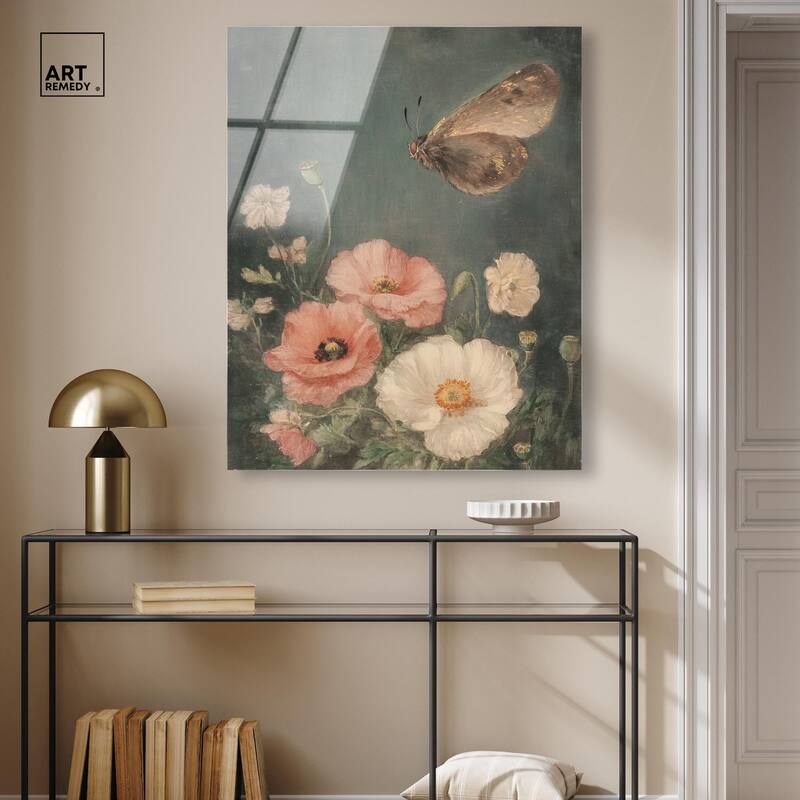 Shadowed Flutter II Acrylic by Art Remedy, Ready to Hang