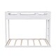 preview thumbnail 5 of 20, Twin over Full Solid Wood Bunk Bed with Built-in Ladder