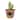 8 in. Talavera Flower Top Ceramic Pot Planter