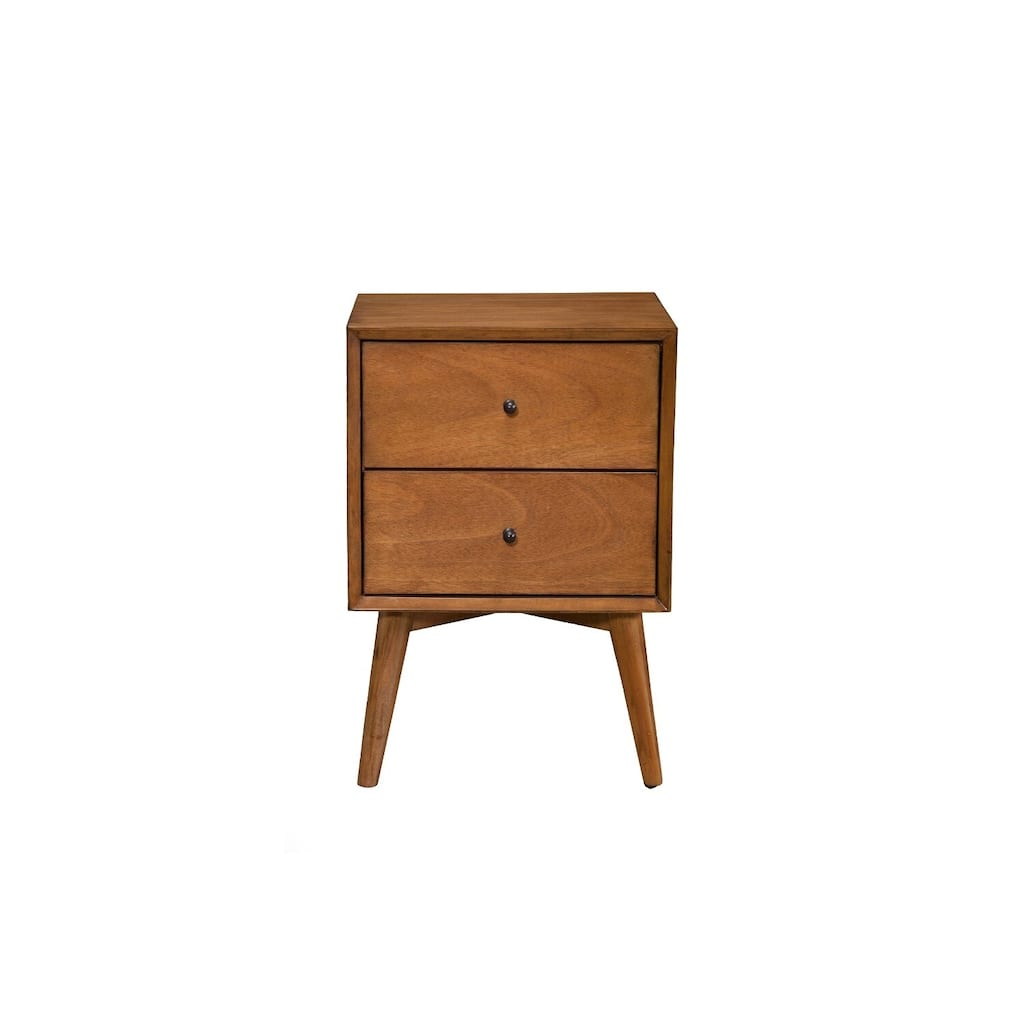 Acorn 2 Drawer 18 in. W Nightstand with Sturdy Hardware and Ample Storage