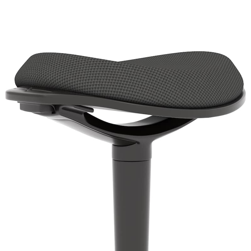 HOMCOM Standing Desk Chair, Ergonomic Backless Wobble Stool, Height Adjustable Tall Office Chair 22.2-28.1 Inches