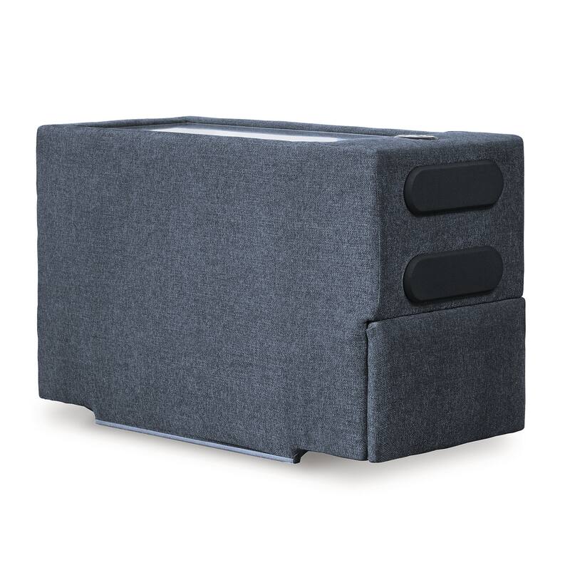 Signature Design by Ashley Modmax 6-Piece Sectional with Chaise and Audio Console - 140" W x 86" D x 36" H