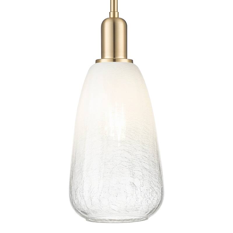 Innovations Lighting 716-1S-G480-6OP Brookhaven Almond 6" Wide Mini - Champagne Bronze