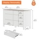 preview thumbnail 21 of 25, WAMPAT White Dresser for Bedroom, Baby Dressers Wood Closet Storage Organizer Cabinet