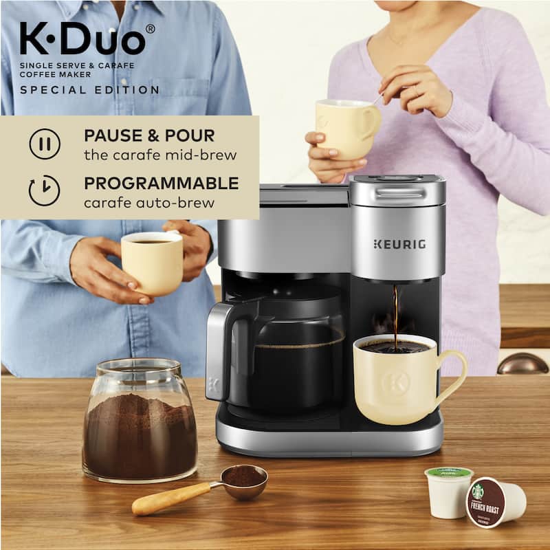 Keurig® KDuo® Special Edition Single Serve & Carafe Coffee Maker Bed