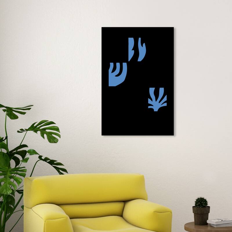 Wynwood Studio Canvas Floral and Botanical Simplicity in Branches Black and Modern & Contemporary Wall Art Canvas Print - 20 x 30