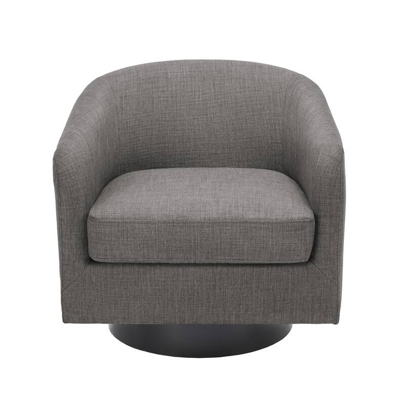 Modern 360°Swivel Accent Chairs Barrel Armchairs