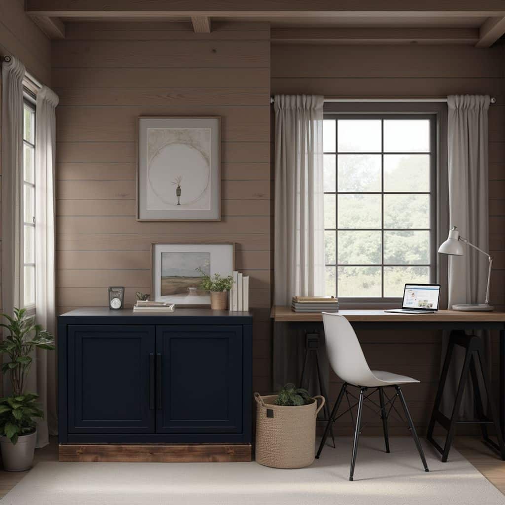 Bridgevine Home Nora Modular 2-Door Base Cabinet, No Assembly Required, Two-Tone Finish