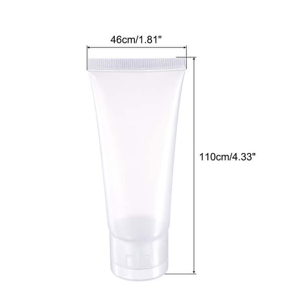 30ml Squeeze Tube, Empty Cosmetic Tubes Plastic with Flip Lid Clear Bed Bath & Beyond 36193555